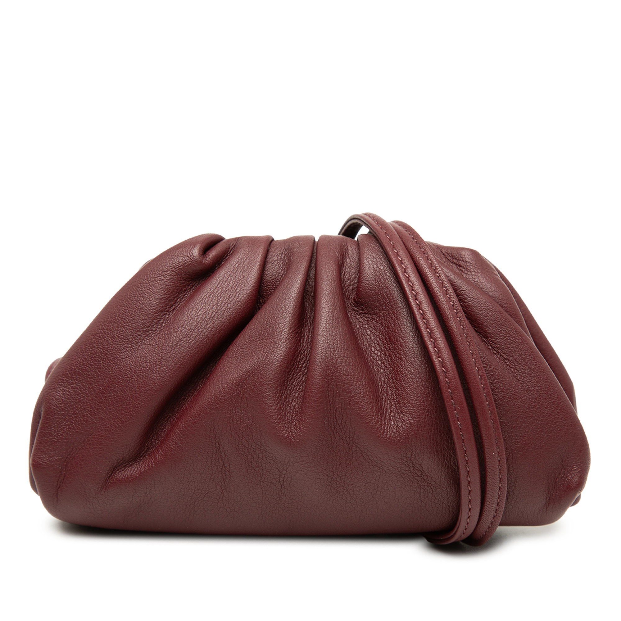 Pre-Loved Bottega Veneta Lambskin The Extra Mini Pouch Crossbody